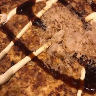 もやしと豆腐のヘルシーすぎるお好み焼き